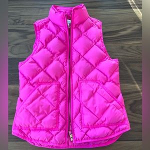 J.Crew bright pink vest